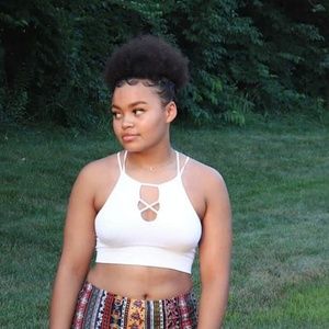 Keep it simple white crop top